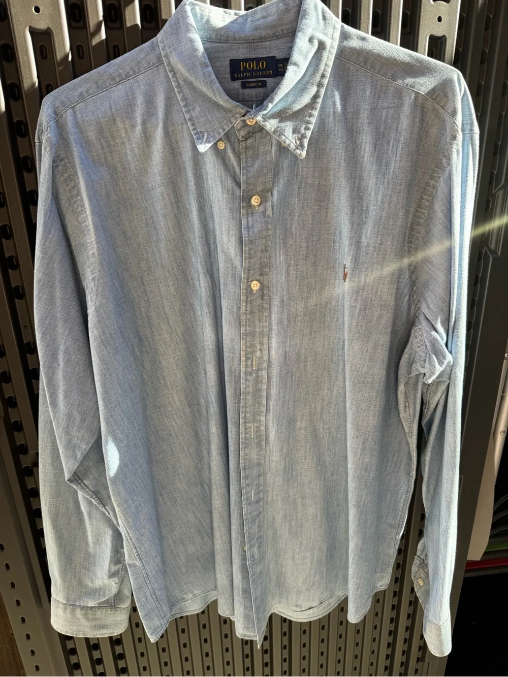 Polo Ralph Lauren- Classic Fit- Chambray Long Sleeve Shirt